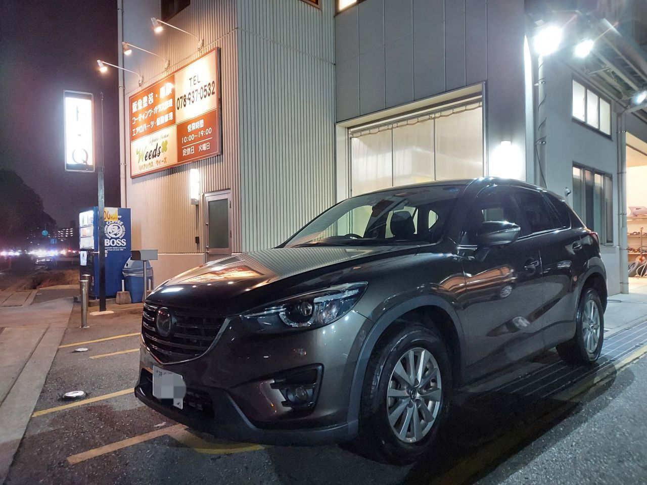 マツダ　CX-5　フロントガラス修理